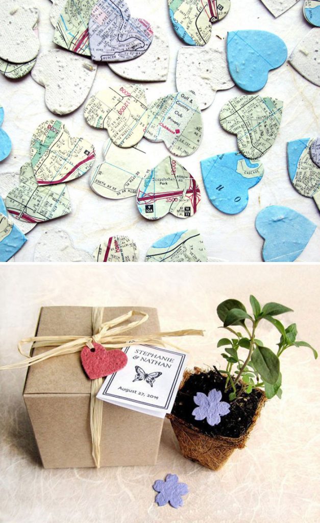 Wedding favor ideas seed paper