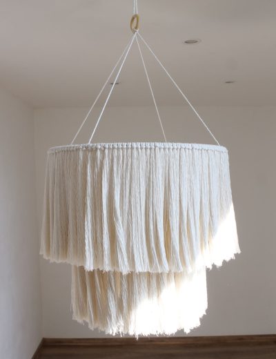 Boho macrame sietynas pakabinama dekoracija