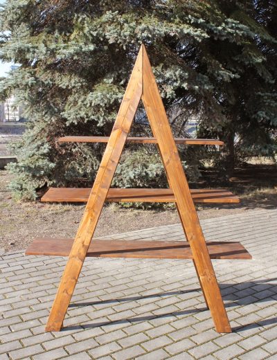 Medinės kopetėlės lentyna