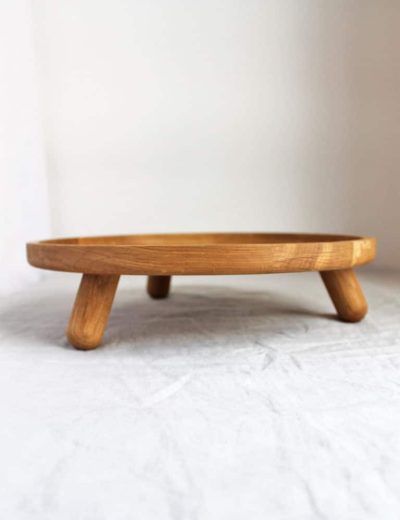 Medinis padėklas ant kojelių